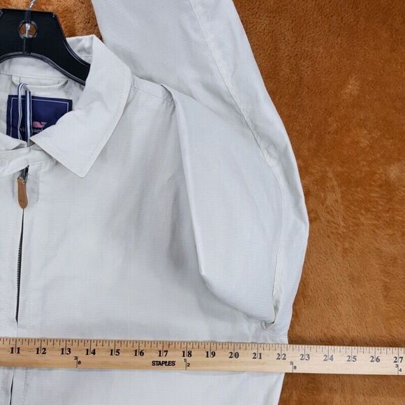 VINEYARD VINES Jacket Mens Small Stone Heritage Harrington Waxed Cotton $218 - Picture 8 of 10